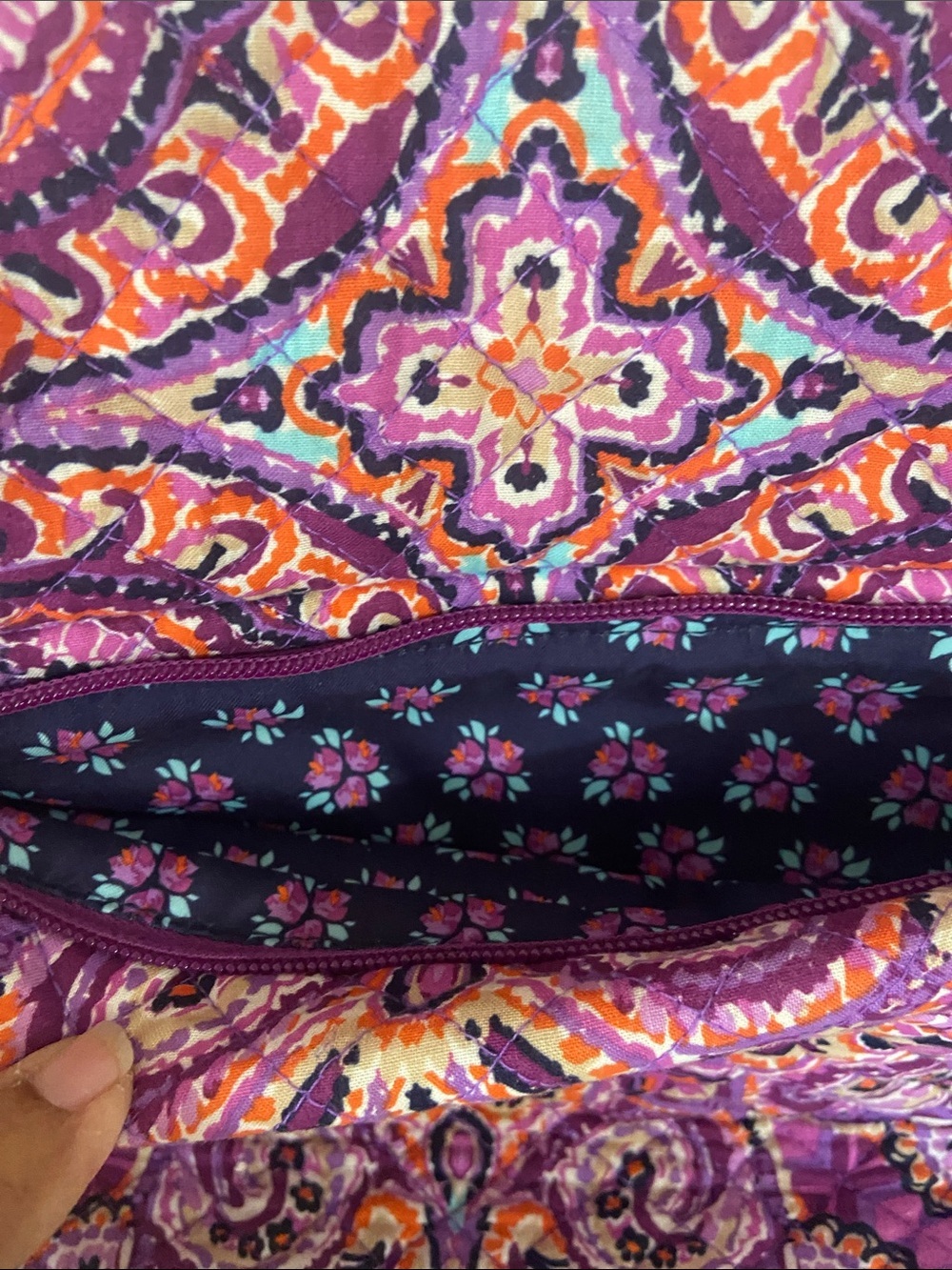 Vera Bradley Quilted Crossbody Bag - Picture 6 of 12